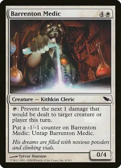 1x Barrenton Medic - NM English MTG -Shadowmoor - Image 1