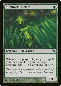 1x Nurturer Initiate - NM English MTG -Shadowmoor - Image 1