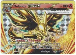 POKEMON XY Fates Collide NM Near Mint RARE Holo #14/124 DELPHOX BREAK + FREE S&H - Image 1