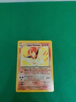 Pokemon TCG Light Flareon Neo Destiny 46/105 Regular Unlimited Uncommon - Image 1