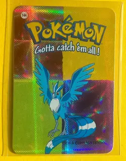 ARTICUNO Pokemon Pocket Monsters Japanese Vending Prism Sticker LP HOLO FOIL - Image 1