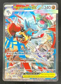 2025 Pokemon Mega Evolution #179/132 Mega Lucario ex Special Illustration Rare - Image 1
