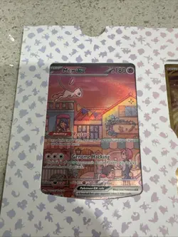 Pokemon TCG 151 UPC Promo Set Mew 053, Mewtwo 052, Metal Mew 205 New Sealed - Image 3
