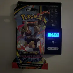 VERY HEAVY! 32.17g Phantasmal Flames Pokemon TCG Booster Pack (SEALED)✅ - Image 1