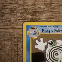 MISTY’S POLIWHIRL - 1st Edition Gym Heroes - 53/132 - Uncommon Pokemon TCG NM - Image 2