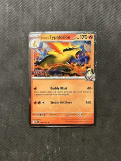 Pokemon TCG Ethan's Typhlosion 034/182 Stamped! NM Condition! See Description! - Image 1