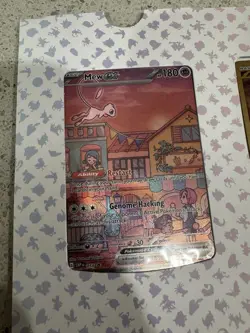 Pokemon TCG 151 UPC Promo Set Mew 053, Mewtwo 052, Metal Mew 205 New (SEALED) - Image 3