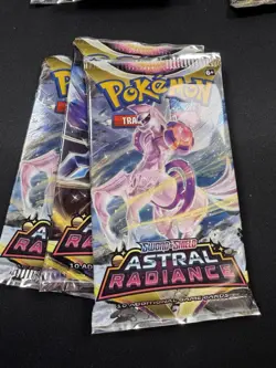 Pokemon Astral Radiance - 3 Booster Packs - Ripped on ebay live - #3 - Image 1