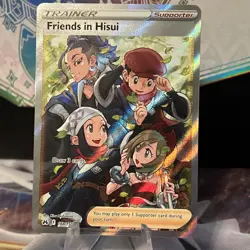 Pokemon TCG Friends in Hisui (Full Art) Crown Zenith 148/159 Holo Ultra Rare - Image 1