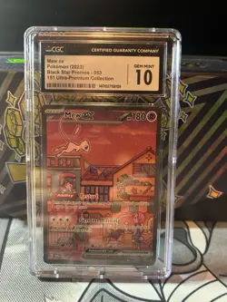 Pokemon TCG 2023 Ultra Premium Collection Mew EX Promo #053 CGC 10 - Image 1