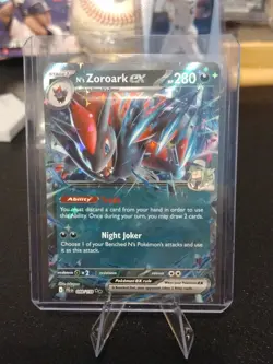 N's Zoroark ex 098/159 Journey Together Double Rare Pokemon Scarlet & Violet - Image 1