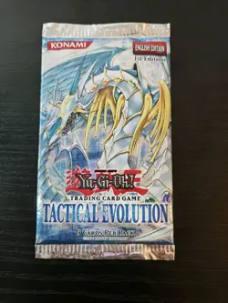 Yugioh Tactical Evolution Booster Pack 1st Edition Sealed - Image 1