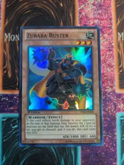 Yu-Gi-Oh! Zubaba Buster ZTIN-EN020 1st Edition Super Rare NM - Image 1