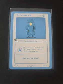 1st Edition Pokederp Set 2 Sirquacks Fan Art Custom Derpy Card - Image 1