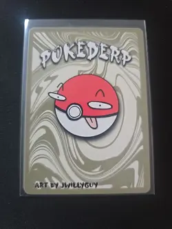 Pokederp 1st Edition Bruhturdfly Butterfree 18/25 Second Print Custom Derpy Card - Image 2