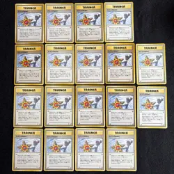 Set of 18 Misty's Tears (Banned Art) Gym 1 Heroes Pokemon Card Japanese Vintage - Image 1
