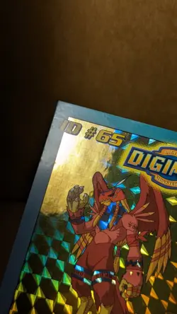 Garudamon Bandai 1999 Digimon Trading Card ID #65 Exclusive Holo DP 360 MP - Image 2