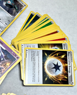 2022 Lot 465 Various Pokemon Trading Card Basic Common Full Reverse Holo Trainer - Image 4