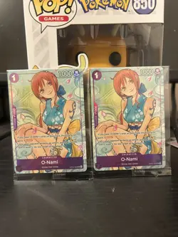 O-Nami OP05-062 SR Full Art Promo One Piece Illustration PROMO Sealed 2 Card Lot - Image 1