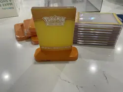 Pokemon TCG - Ultra Pro Magnetic Card Protector Case Orange Display Stand X10 - Image 3