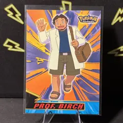 Prof. Birch #3 NM -2003 Topps Pokemon Advanced- Pokemon Card - Image 2