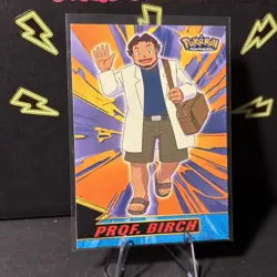 Prof. Birch #3 NM -2003 Topps Pokemon Advanced- Pokemon Card - Image 3