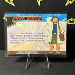 Prof. Birch #3 NM -2003 Topps Pokemon Advanced- Pokemon Card - Image 4