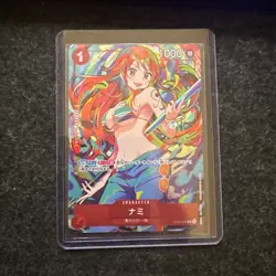 One Piece Cards Game Nami C ST01-007 Japanese THE BEST PROMO - Image 1