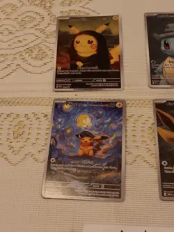 4 Starry Night Pokemon x Van Gogh Promo Card - Image 2