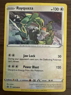 Rayquaza SWSH029 SWSH: Sword & Shield Promo Cards Holo - Image 1