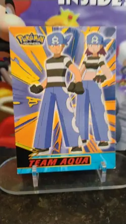 TEAM AQUA Embossed POKEMON Advanced Collector TOPPS 2003 Trading Card #2 - Image 1
