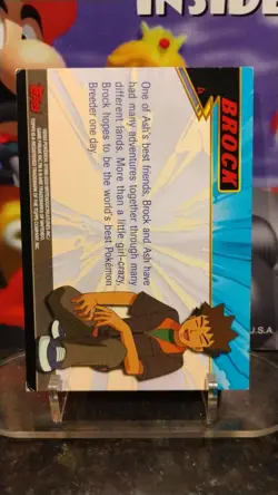 BROCK Advanced POKEMON 2003 TOPPS Collector Trading Card #4 - Image 2