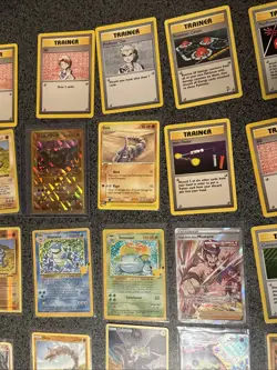 Pokemon Card Lot - Vintage Base Set Rares Foils - Blastoise Venusaur Onix CCG 1 - Image 3