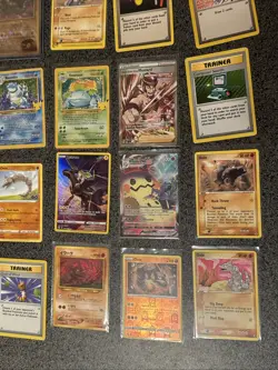 Pokemon Card Lot - Vintage Base Set Rares Foils - Blastoise Venusaur Onix CCG 1 - Image 4