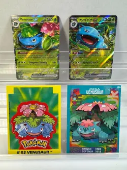 Pokemon Lot of Cards and Stickers All Venasaur #3 Venasaur Only Lot of 15 - Image 5