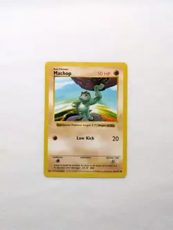 💎NM Shadowless Machop #52/102 Base Set Pokemon Card 1999 WOTC TCG PSA - Image 2