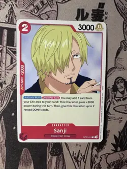 Sanji OP01-013 One Piece Demo Deck Card Regular - Image 1