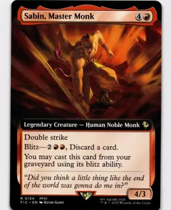 Sabin, Master Monk (Extended Art) R Commander: FINAL FANTASY 154 FIC - Image 1