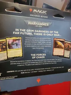 MTG Warhammer 40000 40k The Ruinous Powers Commander Deck New & Sealed - Image 3