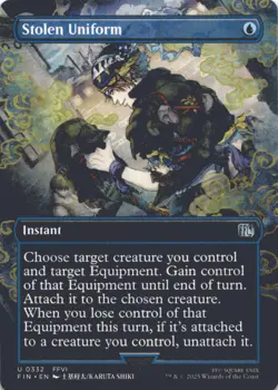 MTG Stolen Uniform (Borderless) Normal NM FINAL FANTASY Magic 332 - Image 1