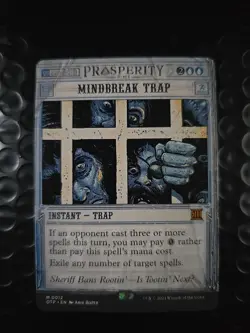 MTG Mindbreak Trap Outlaws of Thunder Junction: Breaking News 12 Regular Mythic - Image 1