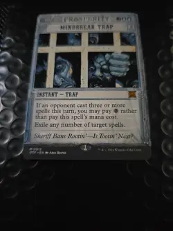 MTG Mindbreak Trap Outlaws of Thunder Junction: Breaking News 12 Regular Mythic - Image 2