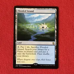 MTG “Flooded Strand” Khans of Tarkir #233/269 Reg Rare NM/Unplayed *Ships Free* - Image 1