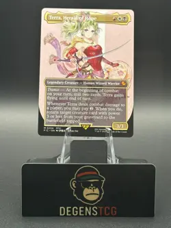 Terra, Herald of Hope 0204 Borderless Commander Final Fantasy non Foil ENGLISH - Image 1
