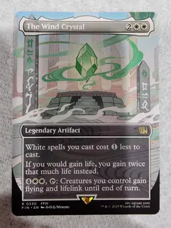 Magic the Gathering: The Wind Crystal (Borderless) Final Fantasy Regular - Image 1