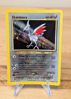 2000 Neo Genesis Skarmory Holofoil Rare Wotc Vintage Pokemon 13/111 LP - Image 1