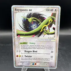 2006 Pokemon Rayquaza ex 039 Promo Card - Tcg - Image 1