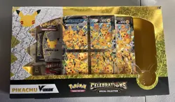 Factory Sealed Pokemon TCG: Celebrations Special Collection Box Pikachu V-Union - Image 1
