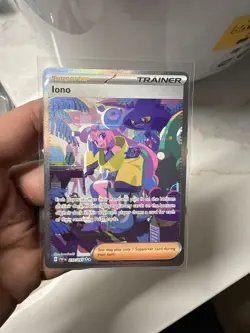 Pokemon - Paldean Fates - Iono 237/091 - SIR - NO WHITENING!! - Image 2