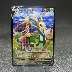 Serperior V TG13/TG30 Silver Tempest Trainer Gallery Ultra Rare Pokemon TCG NM - Image 1